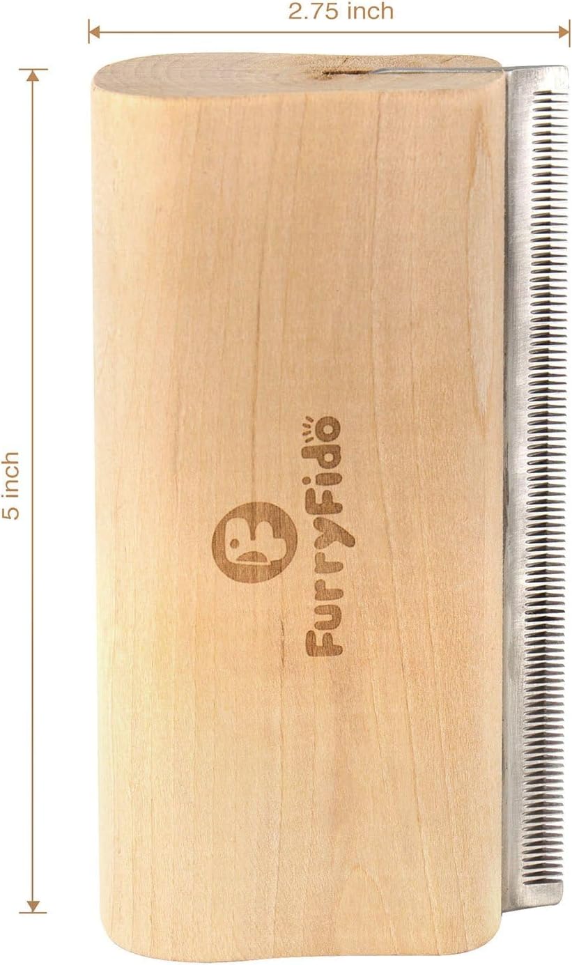 FurryFido Pet Deshedding & Grooming Brush (Short Hair)